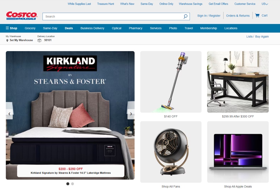Costco公布了4月份的銷售數據 電商業務呈下滑趨勢-物流之家