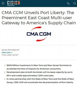 達飛集團公布第三季度財報 營收114.3億美元 凈利潤為3.88億美元-物流之家